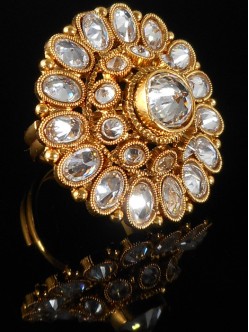 Designer Polki Finger Ring